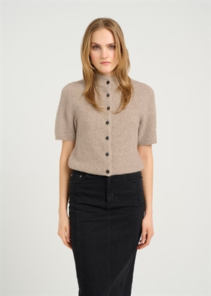 Alpha ss short cardigan Warm Sand Mel. Gestuz 